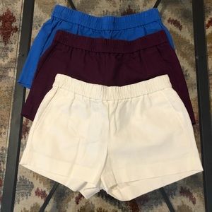 3 pairs of J Crew shorts